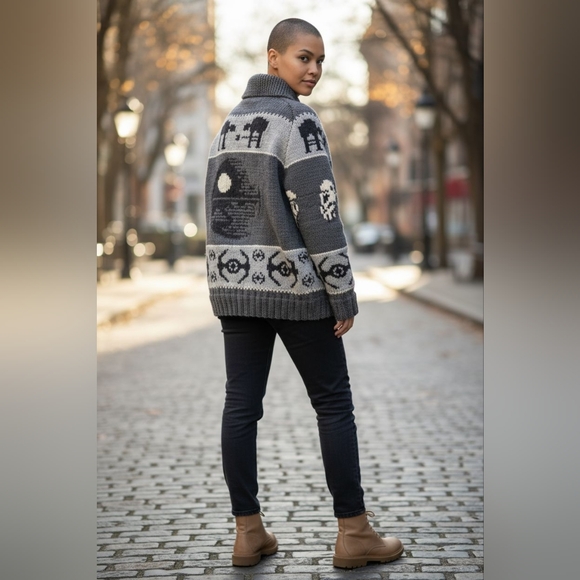 ACCEPTING CUSTOM ORDERS FOR XMAS! Star Wars Custom Wool sweater - Picture 2 of 12